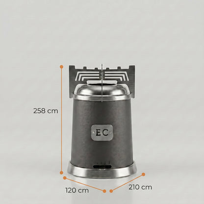 E&C Vortex Tafelmodel Pelletkachel