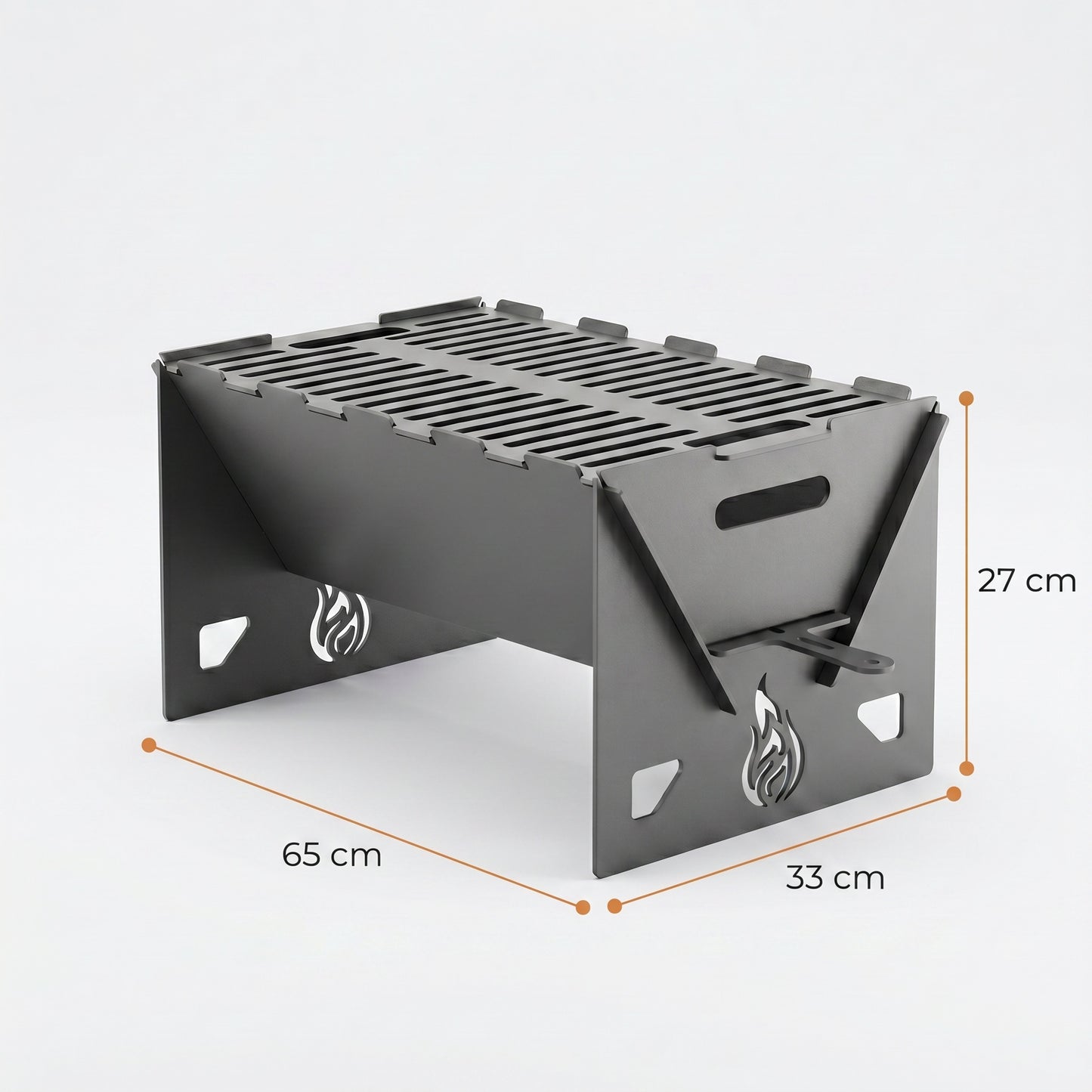 E&C Nomad Compacte Draagbare Grill & Kampvuurset
