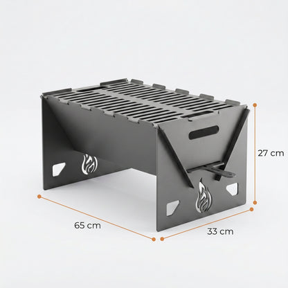 E&C Nomad Compacte Draagbare Grill & Kampvuurset