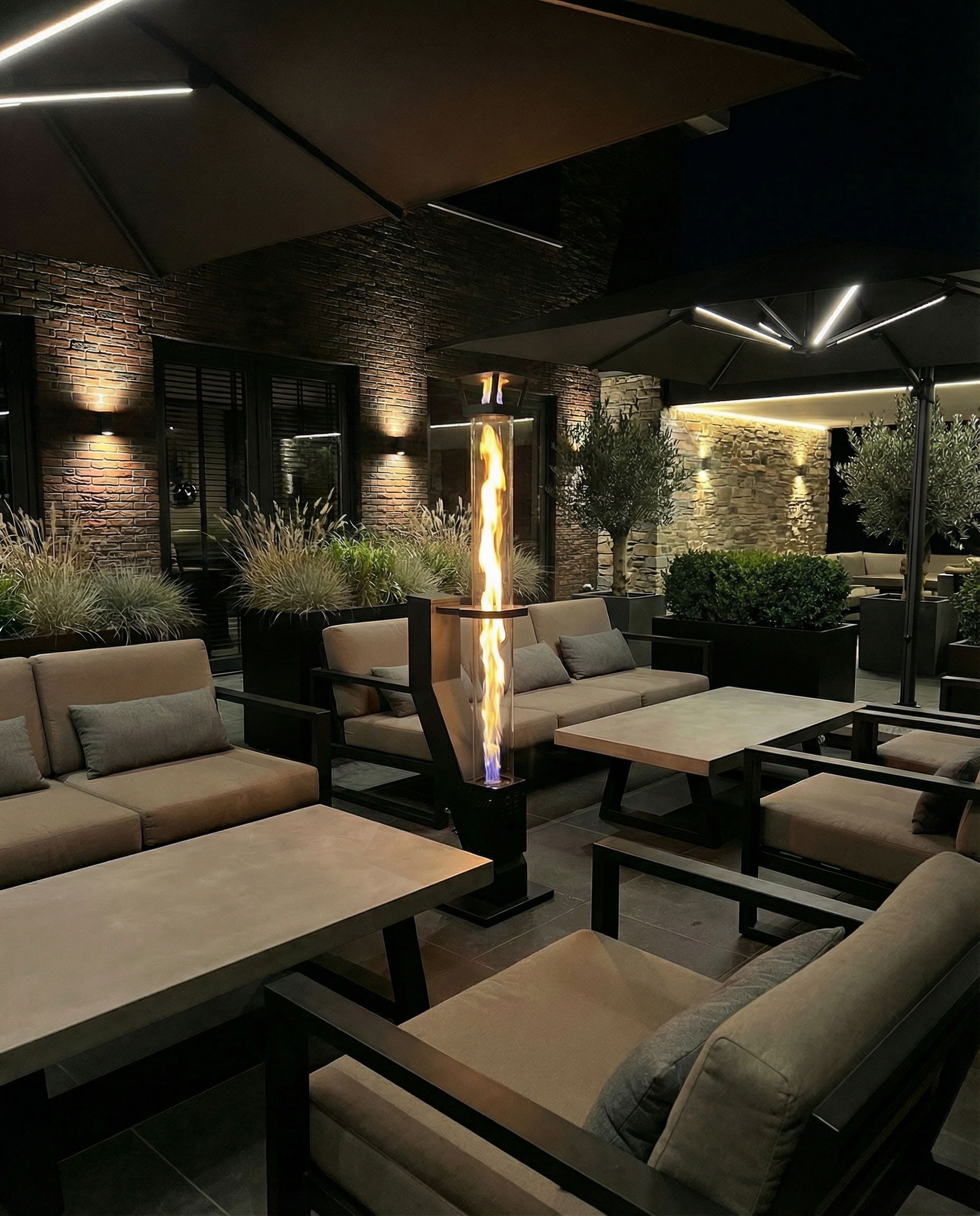 Outdoor patio heating